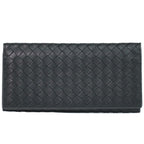 Bottega Veneta Intrecciato Wallet Billfold Leather Black