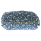 Louis Vuitton Monogram Denim Pleaty Handbag Blue — view 4