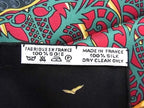 Hermes L'atlantide Atlantis Carre 90 Silk Scarf Black Multicolor — view 6
