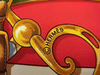 Hermes Unopened Carre 90 Silk 100% Scarf Shawl Red Multicolor — view 5