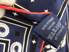 Hermes Couvertures Et Tenues de Jour Horse Carre 55 Silk 100% Pocket Square Navy — view 8