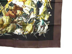 Hermes de Linares Carre 90 Silk 100% Animal Scarf Shawl Black — view 4