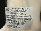 Loewe Anagram Mohair Wool Fringe Scarf Shawl Ivory — view 3