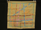 Hermes Bolduc Ribbon Carre 45 Petit Gavroche Silk 100% Scarf Brown — view 2