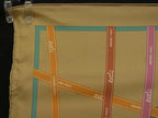 Hermes Bolduc Ribbon Carre 45 Petit Gavroche Silk 100% Scarf Brown — view 3