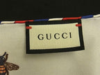 Gucci Bee Scarf Pocket Square Ivory — view 5