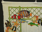 Hermes Pareo Fish Cotton 100% Scarf Shawl Ivory Skirt — view 3