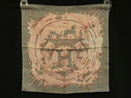 Hermes Freshly Painted Carre 45 Petit Gavrossi Silk 100% Scarf Pocket Square