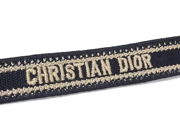 Dior Canvas Sunglasses Cord Strap Navy Eyewear — view 4