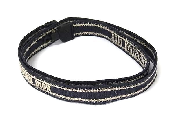 Dior Canvas Sunglasses Cord Strap Navy Eyewear — view 2