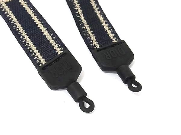 Dior Canvas Sunglasses Cord Strap Navy Eyewear — view 3