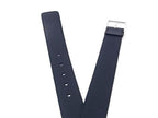 Gucci Leather Silver 85 34 Dark Navy Belt — view 3