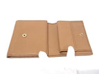 Gucci Interlocking Leather Trifold Wallet Brown — view 3