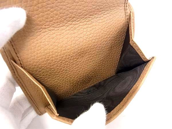 Gucci Interlocking Leather Trifold Wallet Brown — view 6