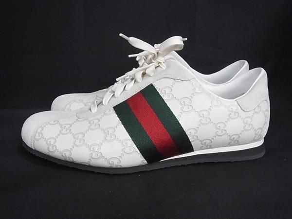 Gucci Sherry Line Guccissima GG Pattern Leather 9.5 Shoes — view 3