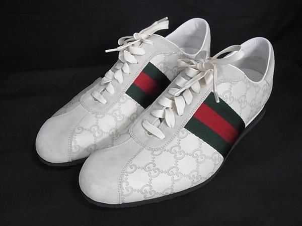 Gucci Sherry Line Guccissima GG Pattern Leather 9.5 Shoes