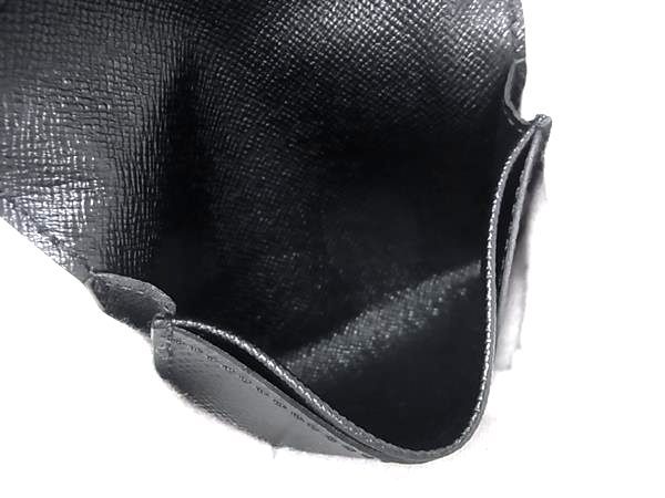 Louis Vuitton Taiga Envelope Carte de Visite Card Case Black — view 4