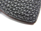Hermes Petit Ash Veau Epsom Heart Key Holder Charm Black Navy — view 3
