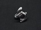Loewe Big Bunny Dice Charm Silver Keychain — view 2