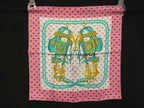 Hermes Brides de Gala Love Carre 45 Petit Gavroche Silk 100% Scarf Pink — view 2