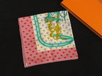 Hermes Brides de Gala Love Carre 45 Petit Gavroche Silk 100% Scarf Pink