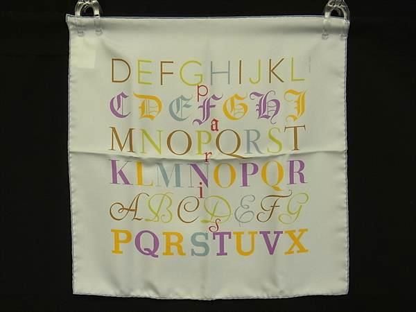 Hermes Amcassandre Carre 45 Petit Gavroche Silk 100% Scarf Light Blue — view 2