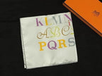 Hermes Amcassandre Carre 45 Petit Gavroche Silk 100% Scarf Light Blue