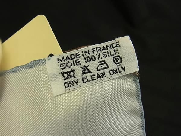 Hermes Amcassandre Carre 45 Petit Gavroche Silk 100% Scarf Light Blue — view 6