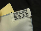 Hermes Amcassandre Carre 45 Petit Gavroche Silk 100% Scarf Light Blue — view 6