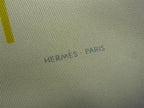Hermes Amcassandre Carre 45 Petit Gavroche Silk 100% Scarf Light Blue — view 5