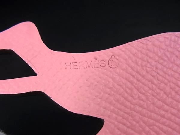 Hermes Petit Ash Bambi Veau Epsom Bag Charm Gray Pink — view 3