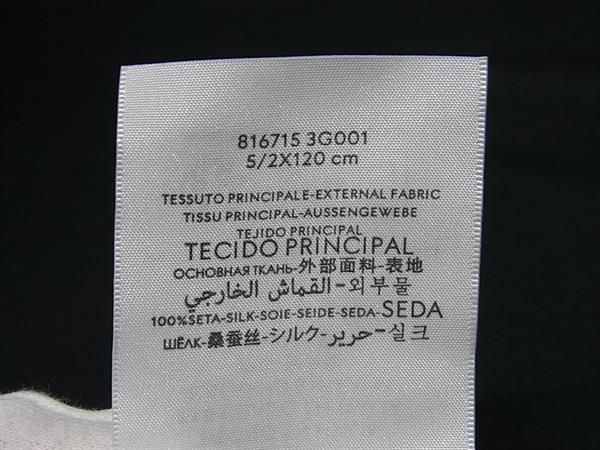 Gucci Flora Silk 100% Flower Ribbon Scarf Pink Multicolor — view 5