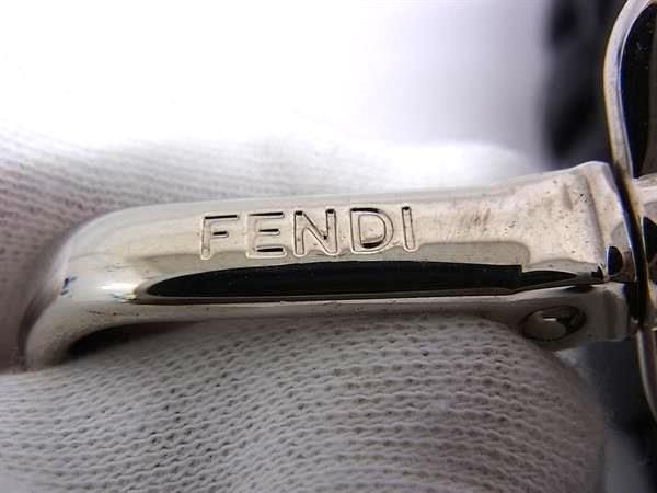 Fendi Strap Shoulder for Leather Bag Black — view 4