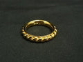 Hermes Rope Scarf Ring Closure Gold