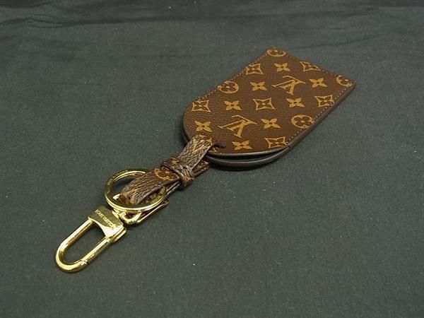 Louis Vuitton Monogram Porte Cles Tag Akitetura Bag Charm Brown — view 2
