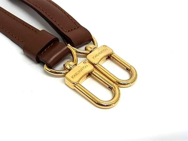 Louis Vuitton Bag Shoulder Strap Brown — view 3