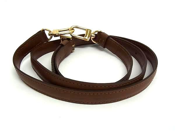 Louis Vuitton Bag Shoulder Strap Brown — view 2
