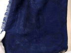 Gucci GG Pattern 76% Wool Silk 24% Scarf Shawl Navy — view 3