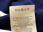 Gucci GG Pattern 76% Wool Silk 24% Scarf Shawl Navy — view 6