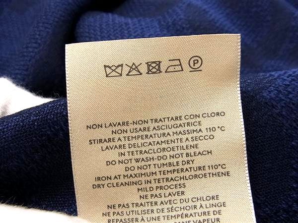 Gucci GG Pattern 76% Wool Silk 24% Scarf Shawl Navy — view 6