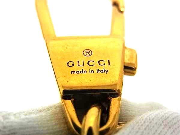 Gucci GG Marmont Pattern Alphabet Leather Key Holder Green Purple — view 3