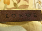 Loewe Silk 100% Flower Large Scarf Shawl Beige Multicolor — view 4