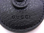 Gucci Airtag Leather Air Tag Holder Charm Pet Supplies for Dogs Black Keychain — view 3