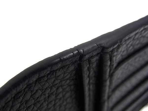Gucci Leather Bifold Wallet Billfold Coin Purse Card Holder Black — view 7