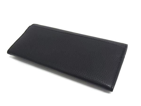Gucci Leather Bifold Wallet Billfold Coin Purse Card Holder Black — view 2