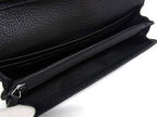 Gucci Leather Bifold Wallet Billfold Coin Purse Card Holder Black — view 4