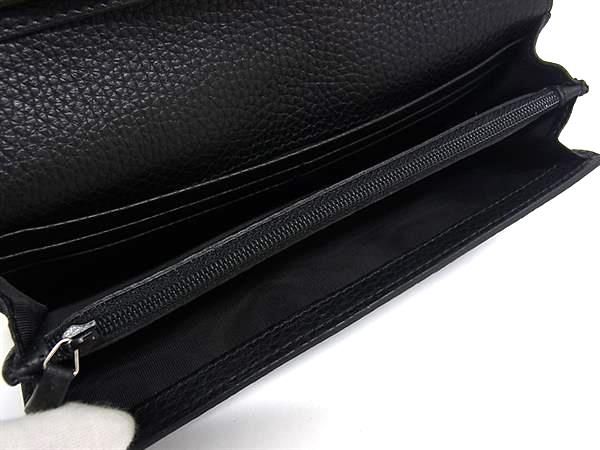 Gucci Leather Bifold Wallet Billfold Coin Purse Card Holder Black — view 4