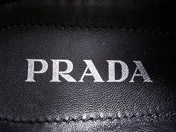 Prada Nylon Neoprene 37.5 Shoes Black — view 5