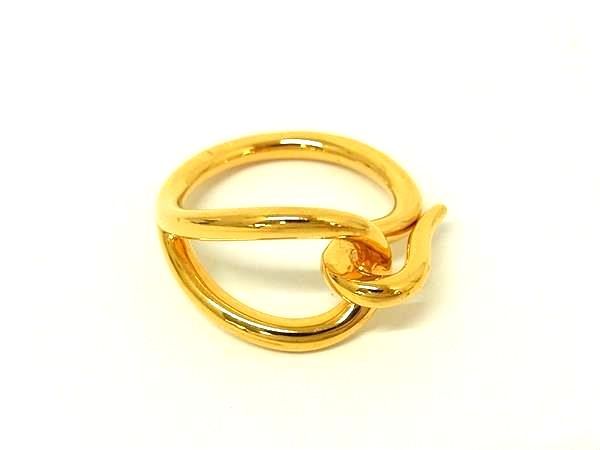 Hermes Jumbo Scarf Ring Closure Silver