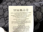 Gucci Double Jacquard GG Wool Scarf Shawl Gray Black — view 5